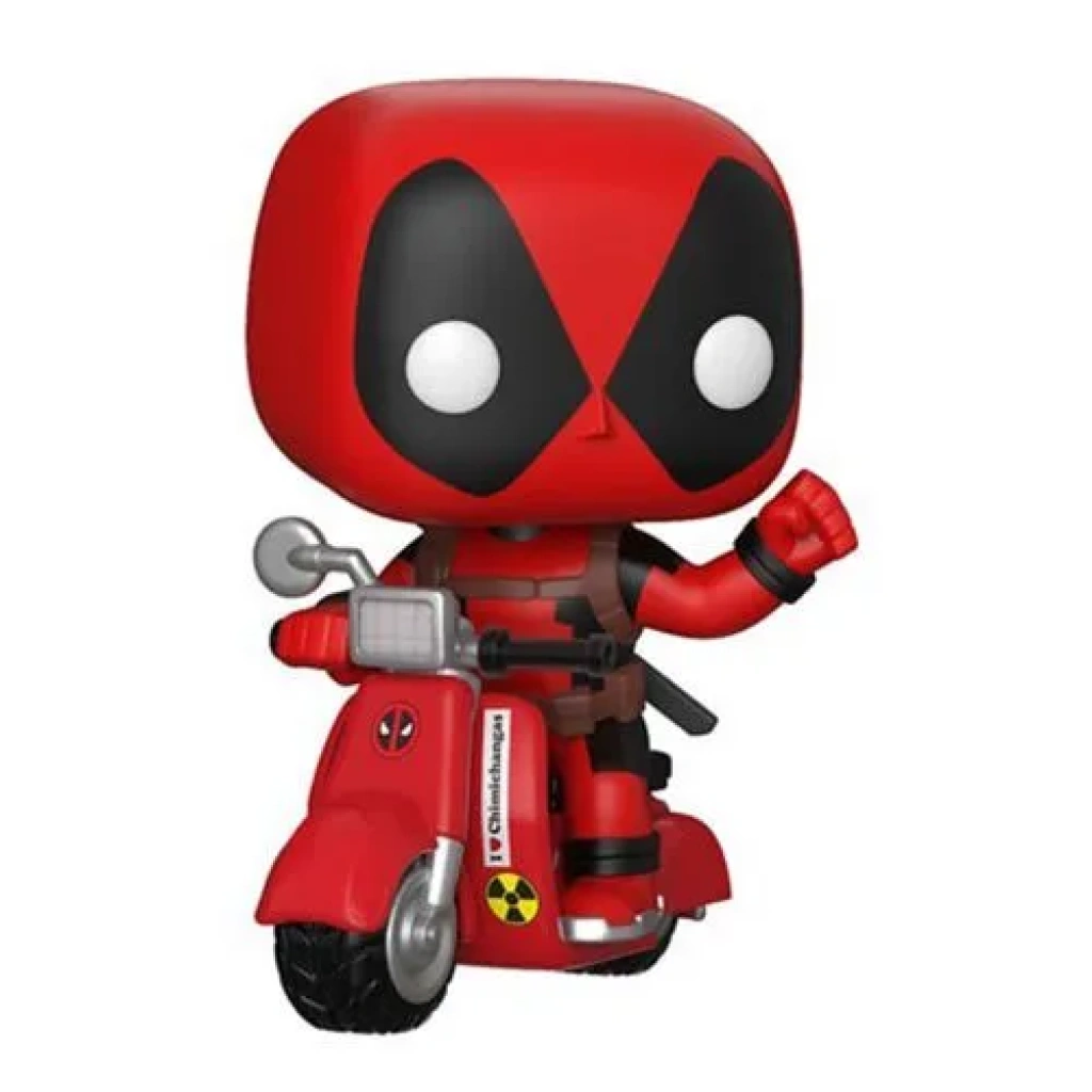 Funko Pop Deadpool on scooter 48